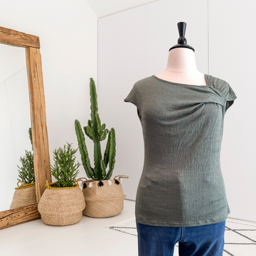 Side Gathered Top