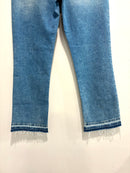 High Rise Slim Kick Jeans-7