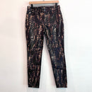 Metallic Foil Skinny Jeans-1
