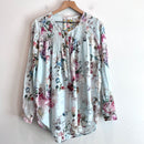 Floral Pleated Lightweight Top-2