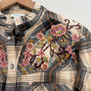 Plaid Embroidered Button Down-6