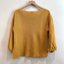 Ribbed Knit Balloon Sleeve Sweater-7