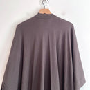 Open Poncho Wrap Sweater-10