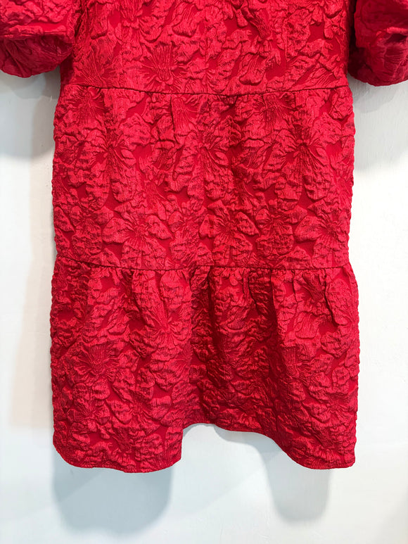 Jacquard Tiered Dress