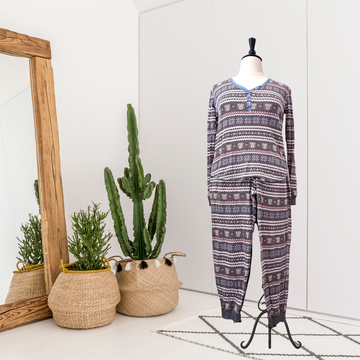 Thermal Owl Pajama Set