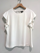 Ruffle Sleeve Top-2