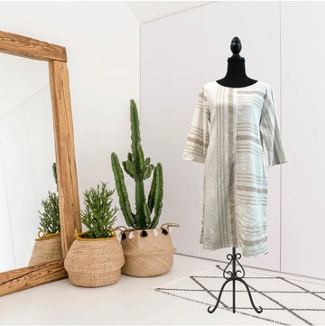 Striped Linen Dress