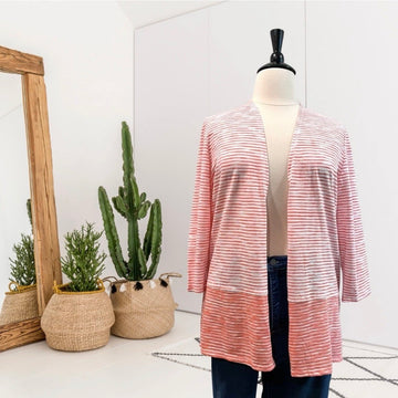 Casual Striped Cardigan
