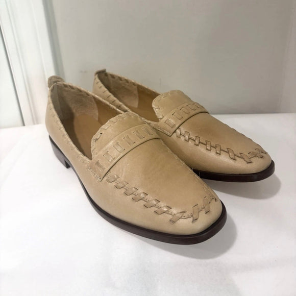 Whipstitch Leather Loafer