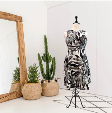 Leaf Print Dress