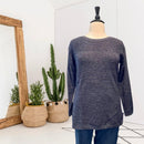 Button Shoulder Sweater-1