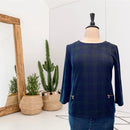 Plaid Blouse-1