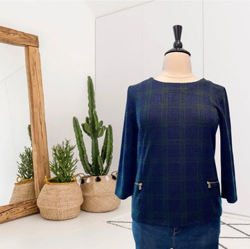 Plaid Blouse