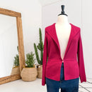 Clasp Front Stretch Cardigan-1