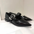 Moto Mary Jane Grommet Flats-1