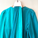 Swiss Dot Color Block Wrap Top-9