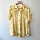 Plaid Button Down Top-2