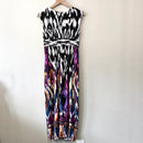 Ikat Stretch Maxi Dress-7
