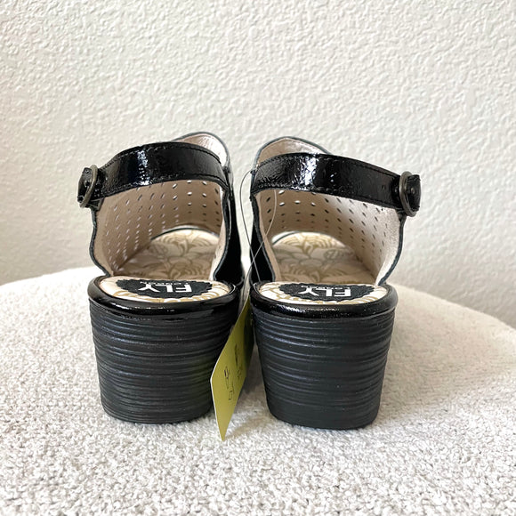 Perforated Wedge Sandals