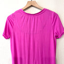 Short Sleeve Casual V-Neck Tee-7