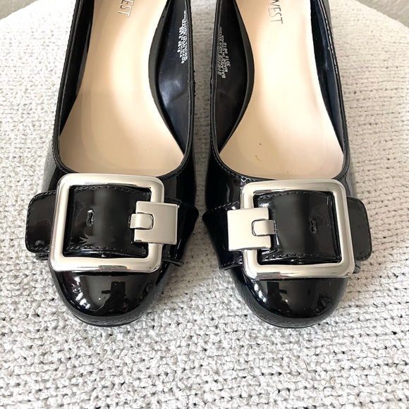 Patent Buckle Pumps
