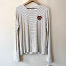 Striped Chain Heart Top-2