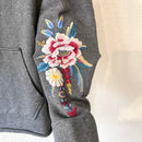 Floral Embroidered Hoodie-5