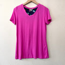 Short Sleeve Casual V-Neck Tee-1