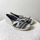 Striped Espadrille Flats-1