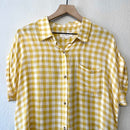 Plaid Button Down Top-3
