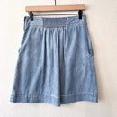 Polka Dot Chambray Skirt-8