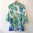 Tropical Leaf Mesh Cardigan-7