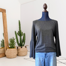 Flare Sleeve Sweater-1