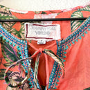 Floral Embroidered Tassel Top-12