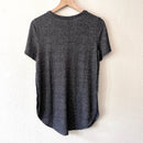 Round Hem Marled Top-7