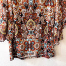 Floral Banded Waist Blouse-10