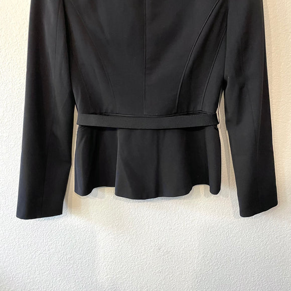 Peplum Belted Blazer