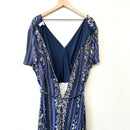 Floral Faux Wrap Dress-10