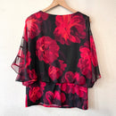 Floral Rhinestone Blouse-7