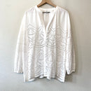 Long Sleeve Eyelet Top-2