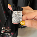 V-Neck Embroidered Flare Dress-10