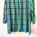 Plaid Popover Blouse-9