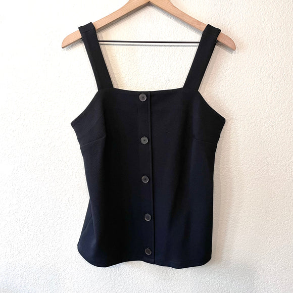 Button Front Tank Top