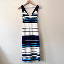 Ribbed Striped Sheath Dress-2