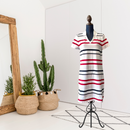 Striped Collared Dress-1