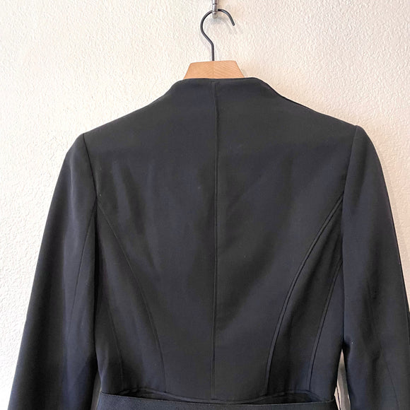 Peplum Belted Blazer
