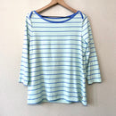 Striped Wide Neck Tee-2