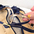 3D Floral Suede Sandals-11