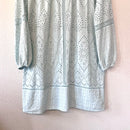 Eyelet Shift Dress-6