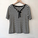 Striped Bow Tee-2